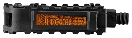Lightweight Replacement Bike Pedals with Reflectors - One Size