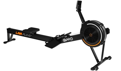 Air Rowing Machine with 10 Adjustable Resistance Levels & Monitor
