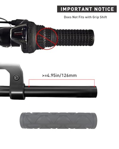 Non-Slip Ergonomic Bicycle Handlebar Grips for MTB, BMX, and Kids Bikes
