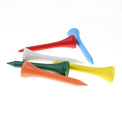 Deluxe 1-5/8 Inch Golf Tees Pack of 100 - Mixed Color