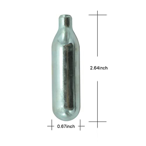 CO2 Replacement Cartridges for Mag Power Kleer Drain, 8 Gram - 12 Pack