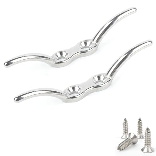 Stainless Steel Dock Cleats - 2.5 Inch, 4pcs - Corrosion Resistant
