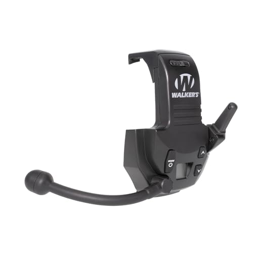 Walkie Talkie Attachment for Razor Muffs - 22 Channels, Black