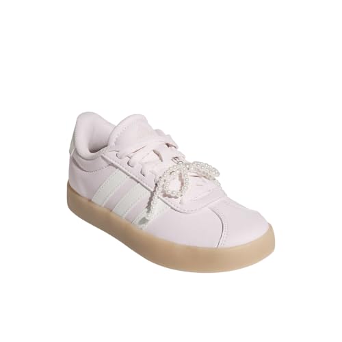 Kids' VL Court 3.0 Shoes - Distilled Pink/Zero Metallic/Clear Pink