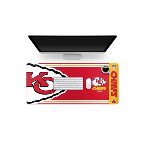NFL Desk Pad with Team Logo - 35" x 16" Mouse Mat