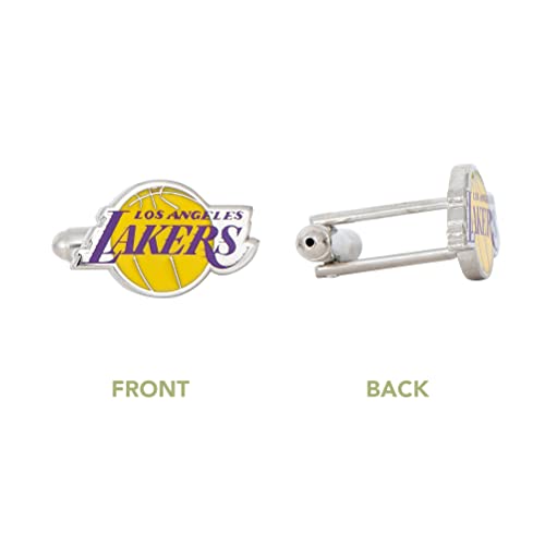 Los Angeles Lakers Cufflinks - NBA Basketball Team Formal Wear