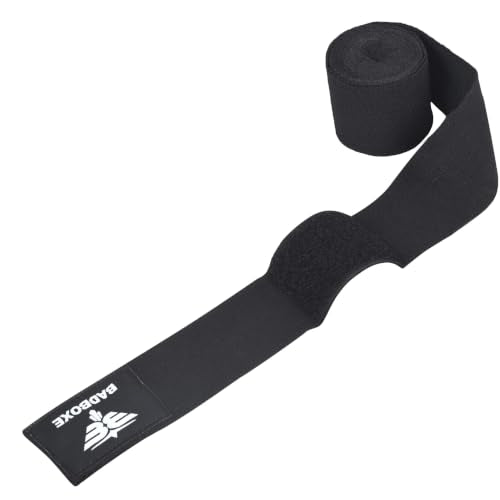 Boxing Hand Wraps 180" - Premium Cotton Blend - Black (1 Pair)