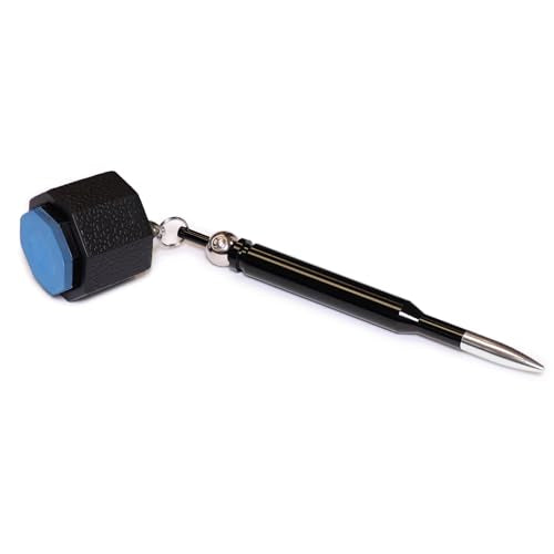 Billiard Cue Chalk Holder with Octagon Design for Predator Chalk - Pocket Clip Case