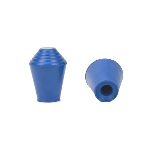 Fencing Practice Sword Tips - Rubber Foil/Epee Tips Pack of 10 - Blue Epee