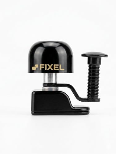 Clip-On Running Bell - Hands-Free Wearable, Ultralight Copper & Aluminum, Black