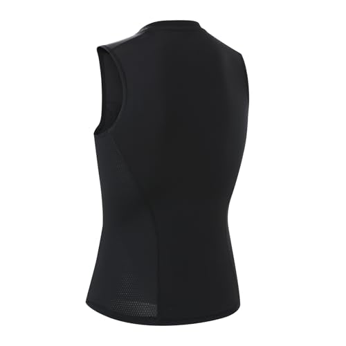 ACEWAVE Youth Baseball Chest Protector Black Large EVA Padding Compression Shirt for Softball & Football
