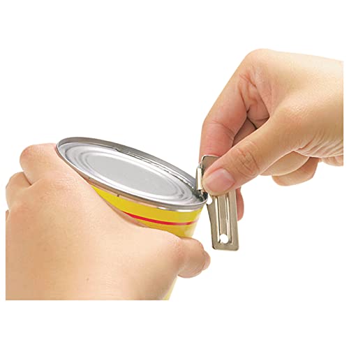 Portable Manual Can Opener 2-Pack - Durable Nickel-Plated Steel - Silver