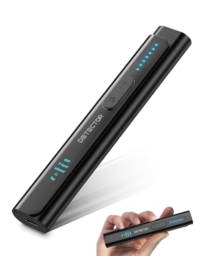 Portable Hidden Camera & GPS Tracker Detector for Travel and Hotels