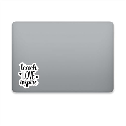 Teach Love Inspire Vinyl Decal - 2.5 Inch Motivational Sticker