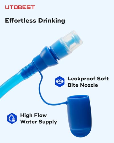 1L Hydration Water Bladder for Hiking Backpack - Food-Grade, Leakproof, BPA Free
