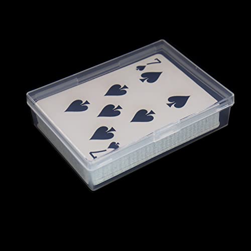 Plastic Playing Card Case Set - 3Pcs Poker Size Organizer
