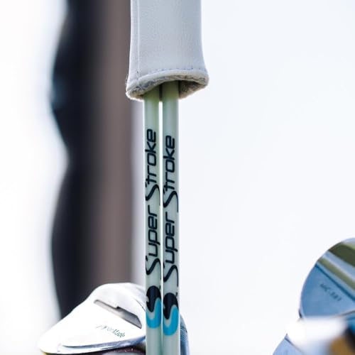 Golf Alignment Sticks - 45" Fiberglass Training Aid Set of 2 - White