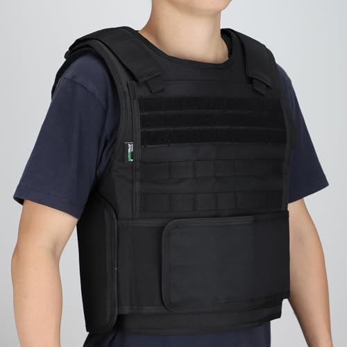 Tactical Vest for Airsoft, Paintball & Cosplay - Black