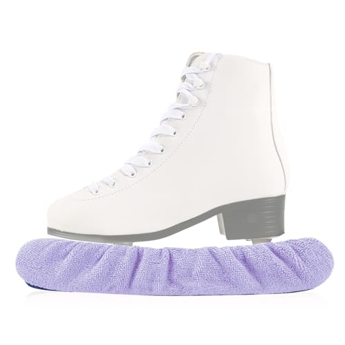 TUYUU Ice Skate Guards for Kids & Youth - Purple Small Blade Protectors