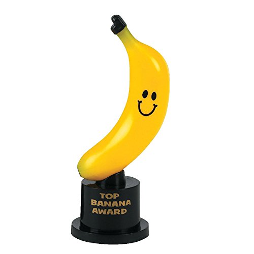 Top Banana Award Trophy - Fun Plastic Trophy for Events