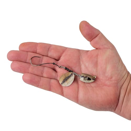 Bladed Rawler Jig - Flashy Fish Head / 3/4 oz - 1/0 Hook Size