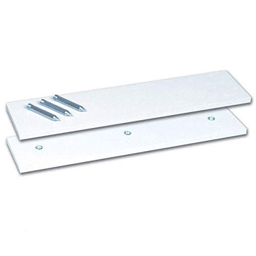 Official Size Pitcher's Rubber - 6"x24" with 3 Steel Spikes