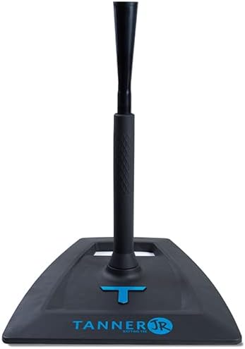 Tanner Jr. Batting Tee - Durable Youth T-Ball Stand with Easy Height Adjustments | Perfect for Kids & Toddlers