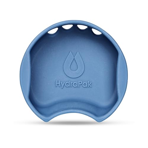 Watergate Wide Mouth Splash Guard for Water Bottles - BPA Free - Bay Blue