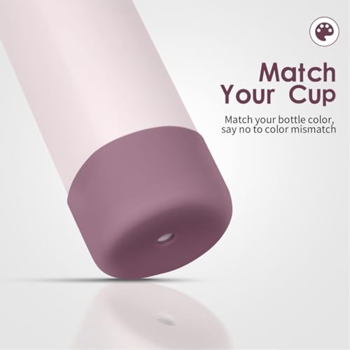 Silicone Water Bottle Boot - 2PCS Protective Sleeve for Owala 32oz - Mauve
