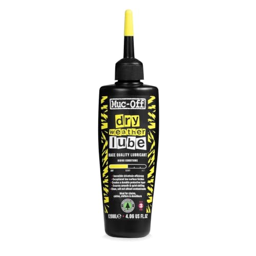 Bio Dry Bike Chain Lube - Wax-Based, 4.06 fl oz for Smooth Shifts