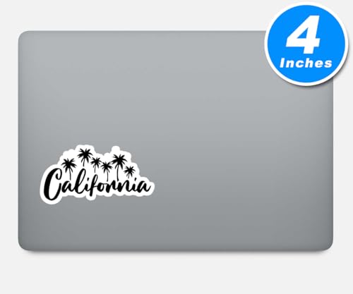 California Palm Trees Sticker 3-Pack - 2.5 Inch Vinyl Decals