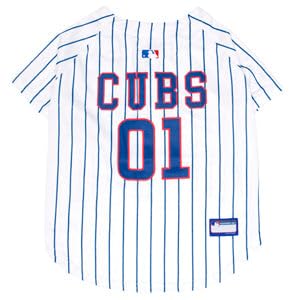 Chicago Cubs Pet Jersey for Dogs & Cats - Medium Baseball Apparel