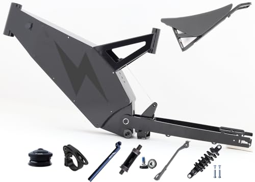 Enduro Ebike Frame F6 - Full Suspension Electric Bike Kit
