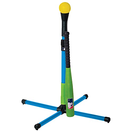XT Batting Tee Set - Adjustable Height, Blue with Foam Bat & Ball