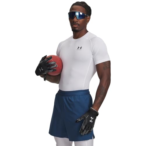 Men's HeatGear Compression Short-Sleeve T-Shirt - Medium / White