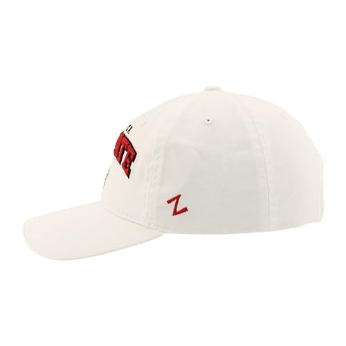 North Carolina State Wolfpack Adjustable Hat - White
