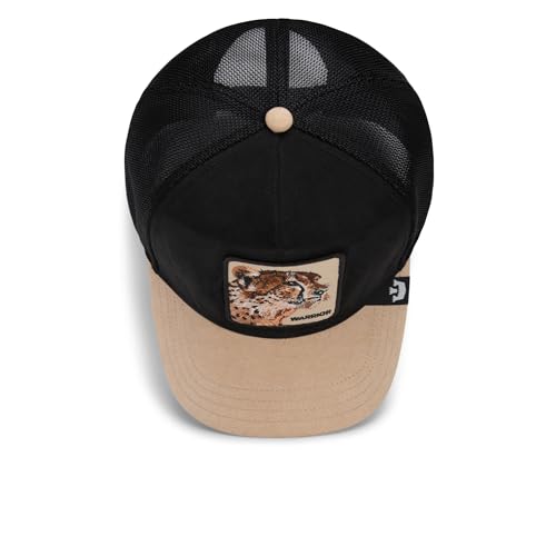 Goorin Bros. Suede Trucker Hat for Men & Women - Black (Suede Cheetah)