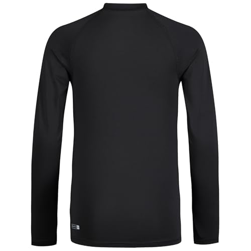 Quiksilver Boys' Snug Fit Long Sleeve UPF 50+ Surf Rash Guard Black Day 8