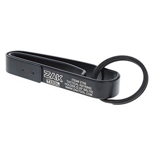 Tactical Key Ring Holder - Black Steel Construction