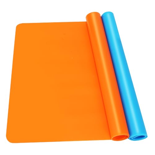 2-Pack Silicone Crafting Mats, 15.7" x 11.8" Nonstick Heat-Resistant Table Mat