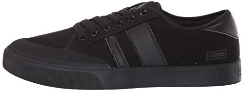 Osiris Men's Kort VLC Skate Shoe, Black/Black, 8.5 M US