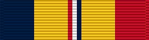US Navy Combat Action Ribbon Vinyl Decal - 1.5 x 6 Inch