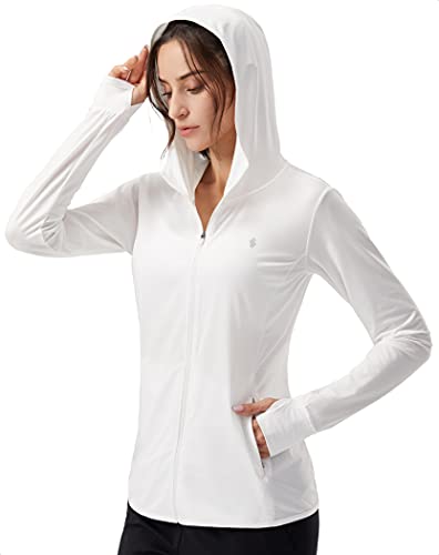 Lightweight UPF 50+ Sun Protection Hoodie Jacket for Women