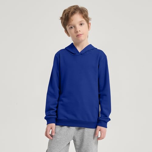 Kids Cotton Hoodie for Boys and Girls, Long Sleeve Pullover Sweatshirt, Toddler