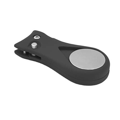 Golf Divot Repair Tool with Pop-up Button & Magnetic Marker - Black