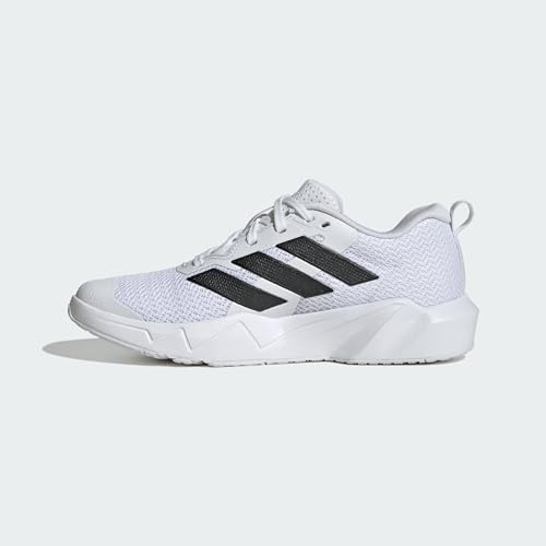 adidas Women's Rapidmove Go Training Sneakers - Pink/White/Black/Silver Metallic 8.5