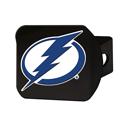 Tampa Bay Lightning Black Metal Hitch Cover - 3D Logo Emblem