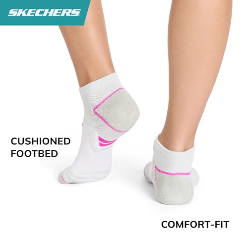 Women's Performance Golf Low Cut Socks - 3 Pack - Magenta Glow/Blue