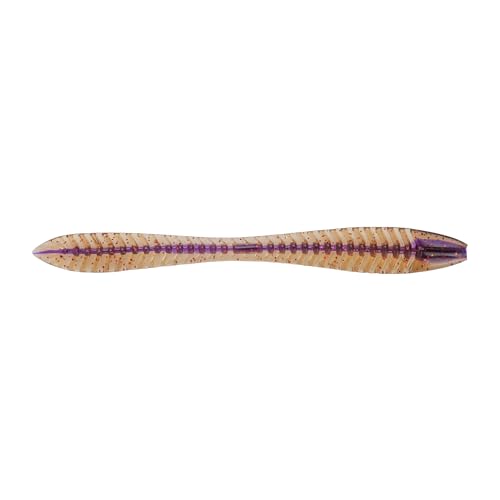 Eye Candy Leech Lure - 4.25" Floating Soft Plastic for Walleye - Natural Core