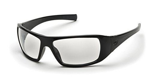Goliath Safety Glasses - Black Frame with Clear Anti-Fog Lens